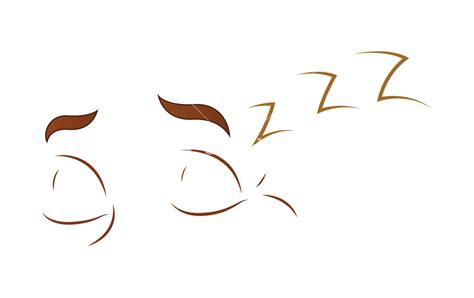 Sleeping Cartoon Eyes Royalty-Free Stock Image - Storyblocks