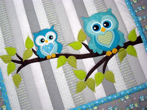 Pin by Rita Patchin on Owl applique | Owl baby quilts, Baby quilts ...