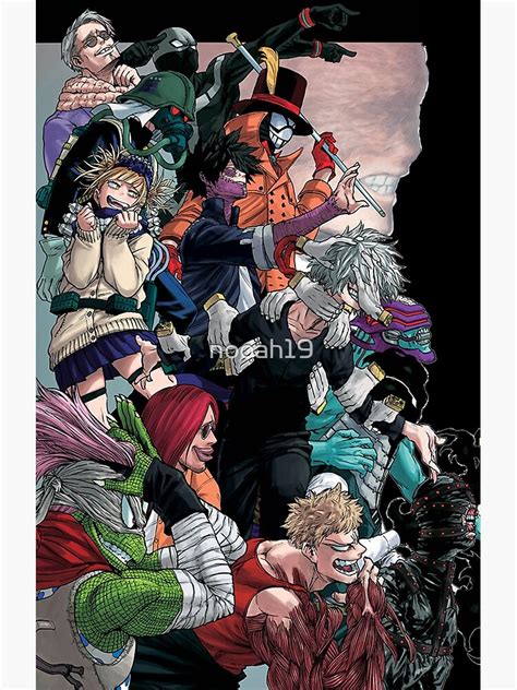 "League of Villains" Poster for Sale by nooah19 | Redbubble