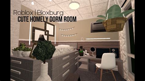 ROBLOX| Bloxburg| Cute homely dorm room - YouTube