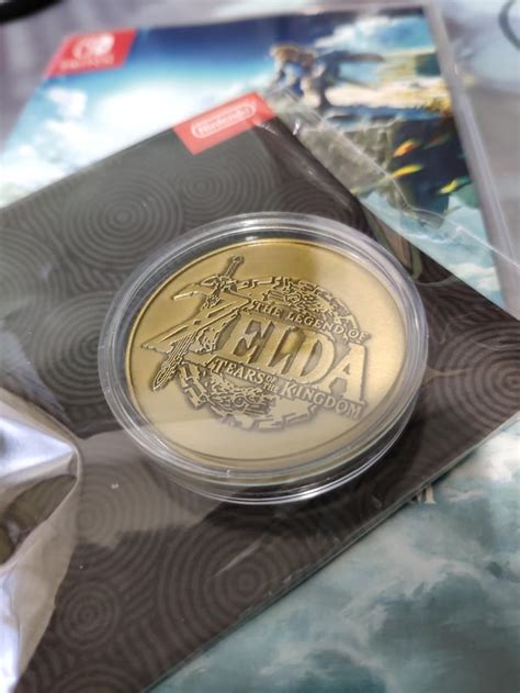 Preorder bonus coin of Zelda TOTK in Europe : r/gamecollecting