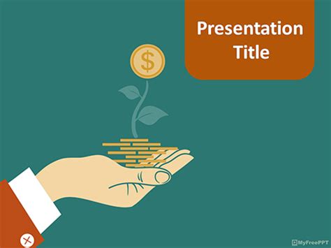 Money Growth PowerPoint Template - Download Free PowerPoint PPT