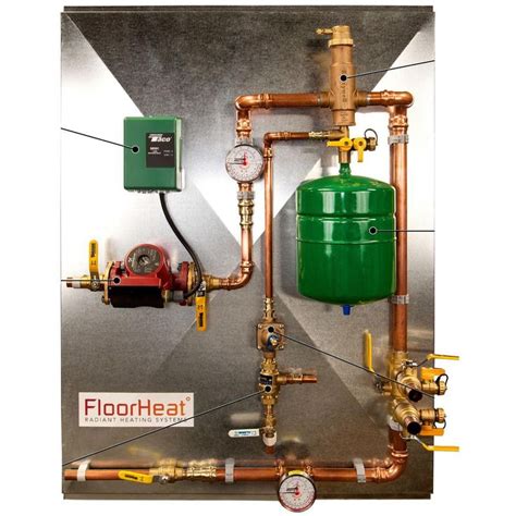 FloorHeat 1-Zone Preassembled Radiant Heat Distribution/Control Panel System DP001 - The Home ...