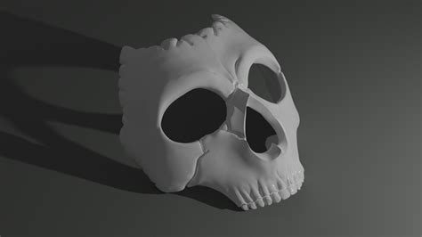 STL file Ghost mask - skull call of duty 3D print model 👻・3D printer design to download・Cults