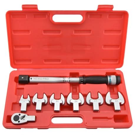 Interchangeable Spanner Torque Wrench Set 1/2" | 8 Pc 03717b - CENTRE OUTILS PLUS