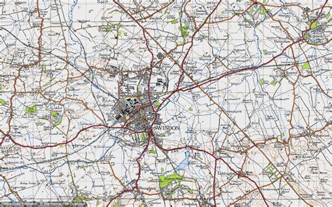 Swindon Town Map