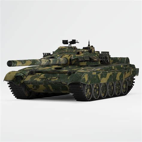 3D model Tank T-72 camouflage | CGTrader