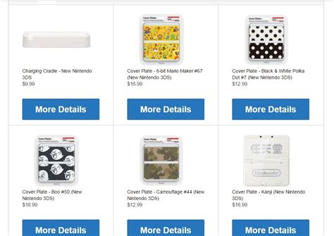 Nintendo online store adds more New 3DS cover plates