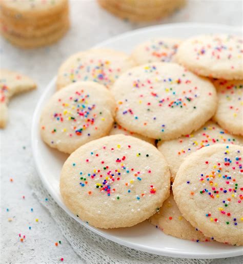 3 Ingredient Sugar Cookies (No Eggs) - Kirbie's Cravings