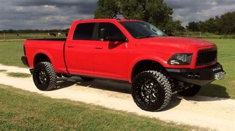 Like the Red & Black | Dodge pickup trucks, Dodge trucks, American ...