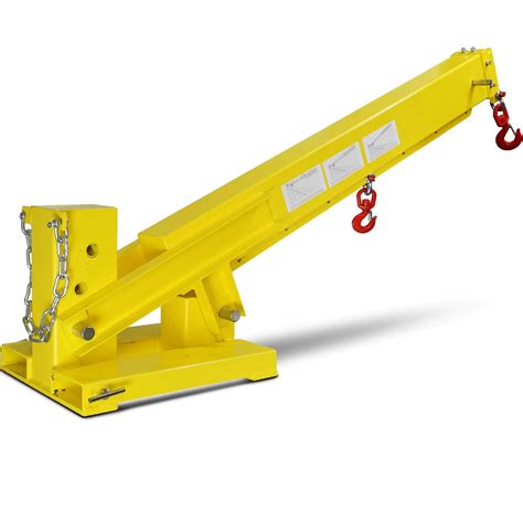 Titan Attachments Adjustable Hoist Pivoting Forklift Jib Boom Crane 6,000 lb. Capacity- Buy ...