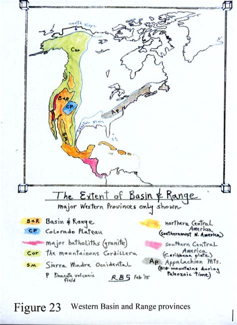 Basin and Range Development, GEOLOGICAL HISTORY OF THE SOUTHWEST