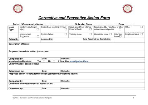 Corrective Action Report - 17+ Examples, Format, Pdf