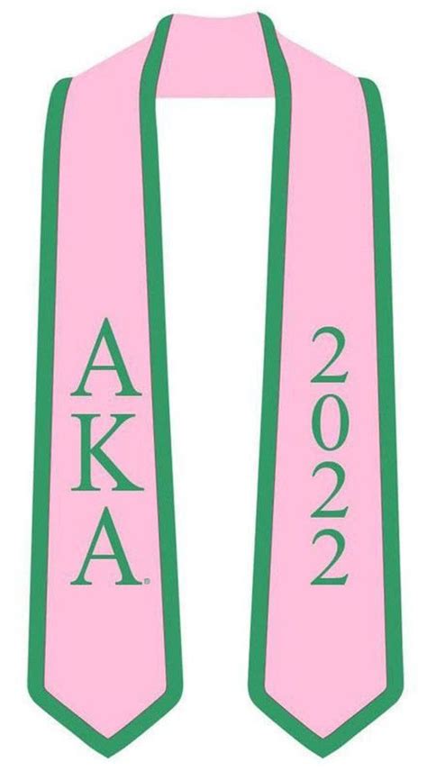 Alpha kappa alpha sorority graduation stoles and gifts – Artofit