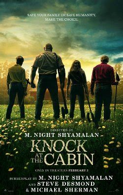 Trailer Watch: Knock at the Cabin (2023) Updated – Cinema Sight by ...