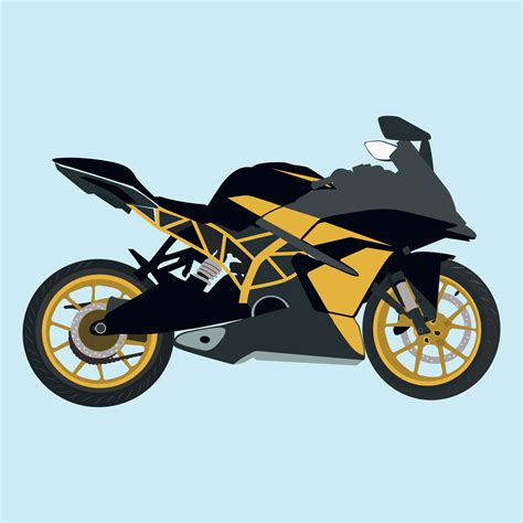 Sports bike editable motorcycle vector 16218849 Vector Art at Vecteezy