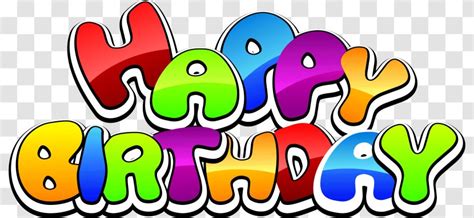 Happy Birthday Clip Art Wish Child - Text - Retirement Transparent PNG