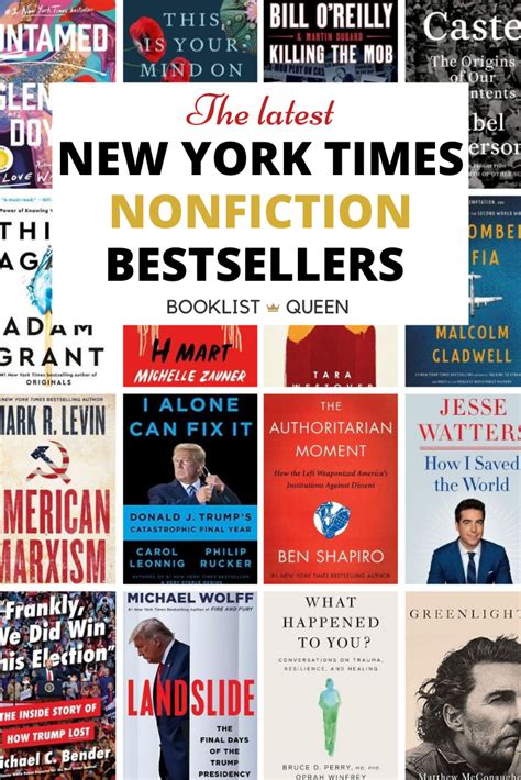 New York Times Nonfiction Best Sellers | Books to read nonfiction ...