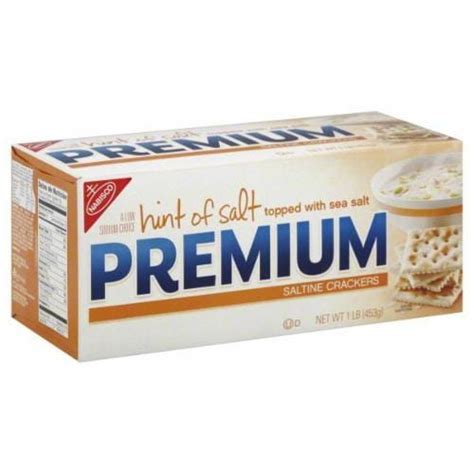 Nabisco Premium Low Sodium Saltine Crackers, 16 Oz - Harris Teeter