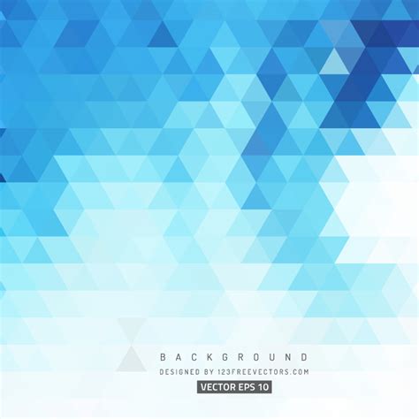 Blue Geometric Triangle Background Free Vector by 123freevectors on DeviantArt