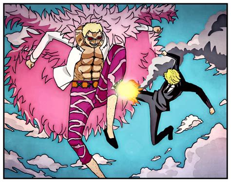 Sanji vs. Doflamingo by 420-MUGIWARA on DeviantArt