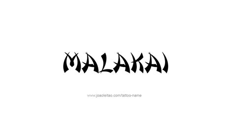 Malakai Name Tattoo Designs