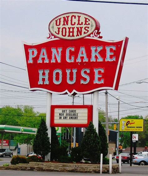 Uncle John's Pancake House Vintage Stuff, Vintage Ads, Vintage Signs, Old Neon Signs, Old Signs ...