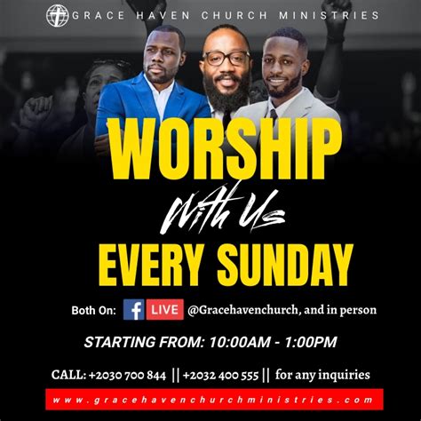 worship with us church flyer Template | PosterMyWall