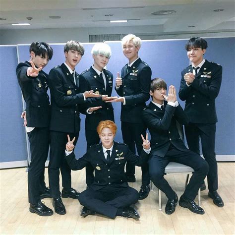 Bts wearing uniforms | ARMY's Amino