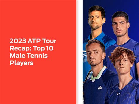 2023 ATP Tour Recap: Top 10 Male Tennis Players – Geau Sport