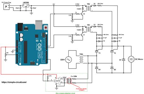 Arduino DC Motor Control with Bridge Rectifier