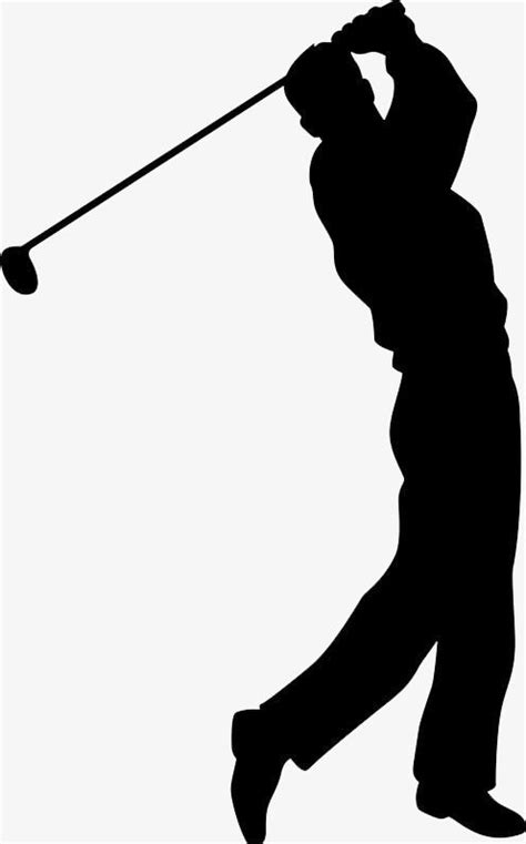 Golfing Silhouette Transparent Background, Golf, Golf Clipart, Play ...