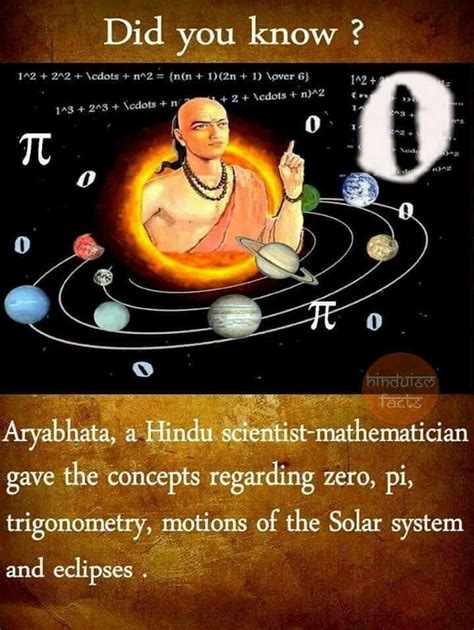 AryabhattA | India facts, Knowledge quotes, General knowledge facts