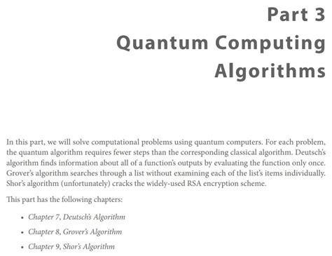 کتاب Quantum Computing Algorithms (نسخه 1 چاپ سال 2023)