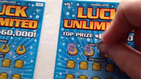 Winning The Bonus On Luck Unlimited Scratch Off Tickets - YouTube