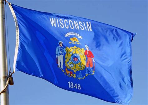 Wisconsin State Flags - Nylon & Polyester - 2' x 3' to 5' x 8' | US Flag Store