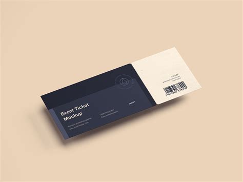 Simple Ticket Mockup