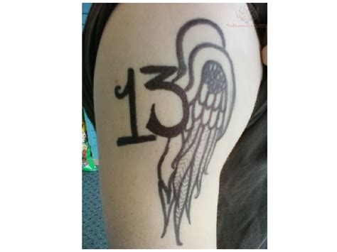 15 Cool Number 13 Tattoo Designs - Pretty Designs