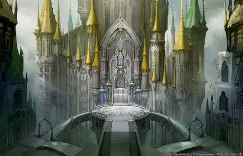 Ishgard Walkways Art - Final Fantasy XIV: Heavensward Art Gallery