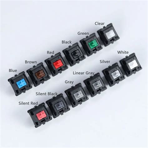 Original Cherry MX Switches Brown/Red/Blue/Black/White/Grey/Clear/Green ...