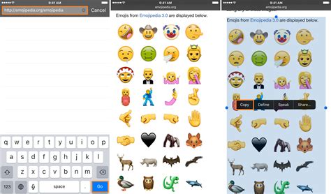 Enjoy the new Unicode 9.0 emojis on iOS right now with a simple workaround