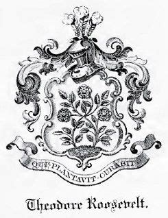 All about heraldry : drawings of coats of arms: Theodore ROOSEVELT, ex-libris | Heraldry, Ex ...