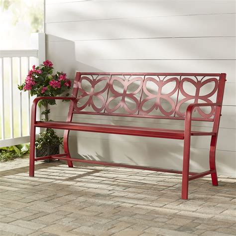 Latitude Run Metal Garden Bench & Reviews | Wayfair