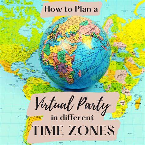 How to Plan a Virtual Party in Different Time Zones : The Homemade Party