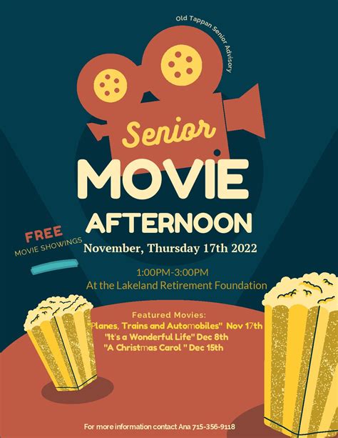 Movie Afternoon | Generations – Lakeland Retirement Foundation, Arbor ...