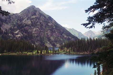 Little Emerald Lake and Emerald Lake, Colorado, July, 1994… | Flickr