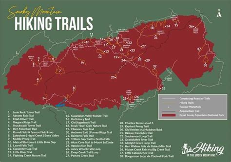 Smoky Mountain Trail Maps | Hiking in the Great Smoky Mountains