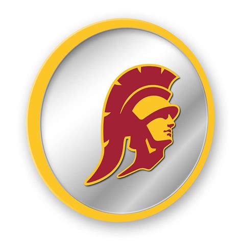 USC Trojans: Mascot - Modern Disc Mirrored Wall Sign