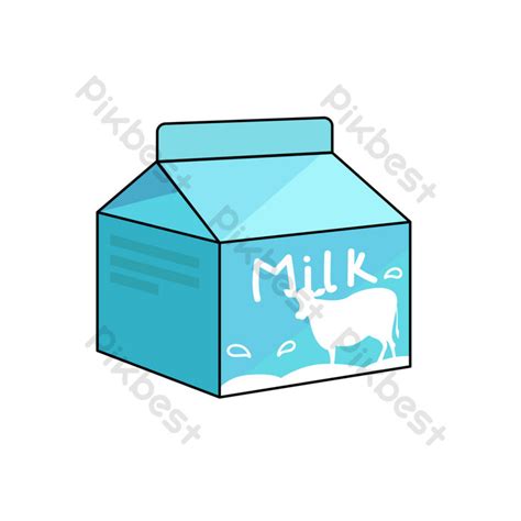 Milk Packaging Box Vector PNG Images | AI Free Download - Pikbest