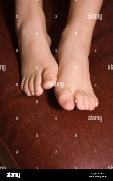 five year old child feet Stock Photo - Alamy